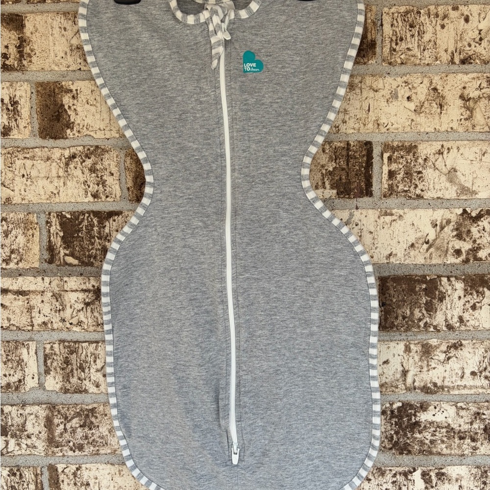 Love to Dream Gray and White Kids Sleep Sack